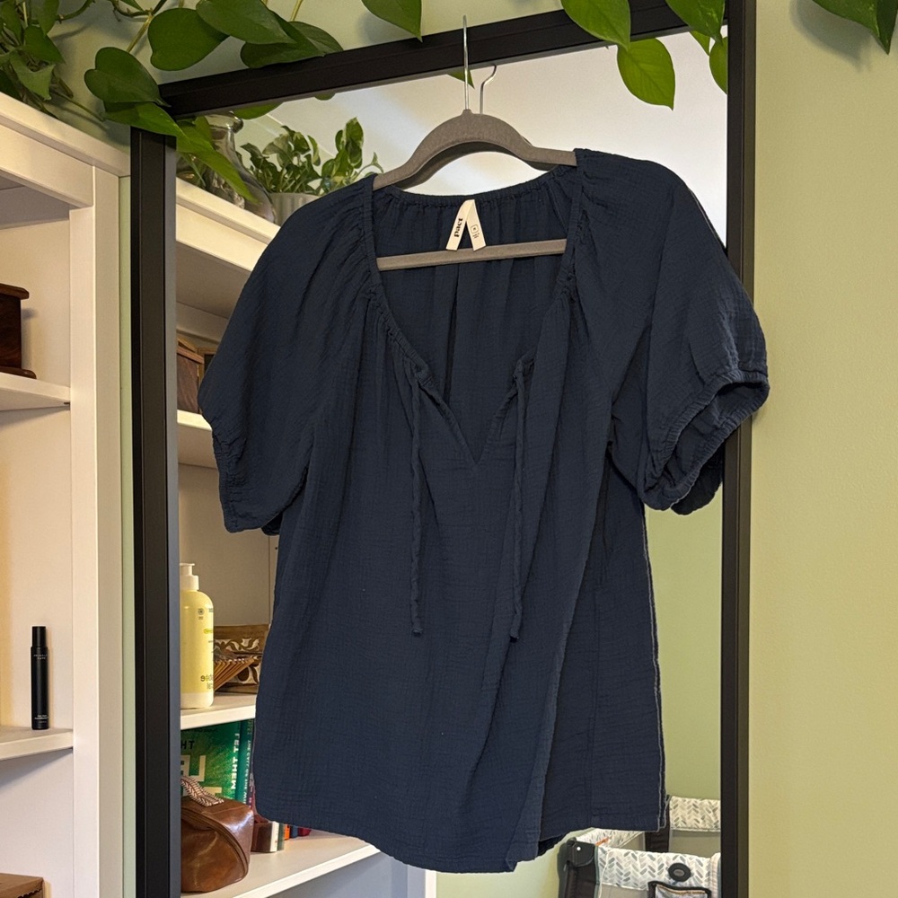 Pact Deep Blue Women's Blouse